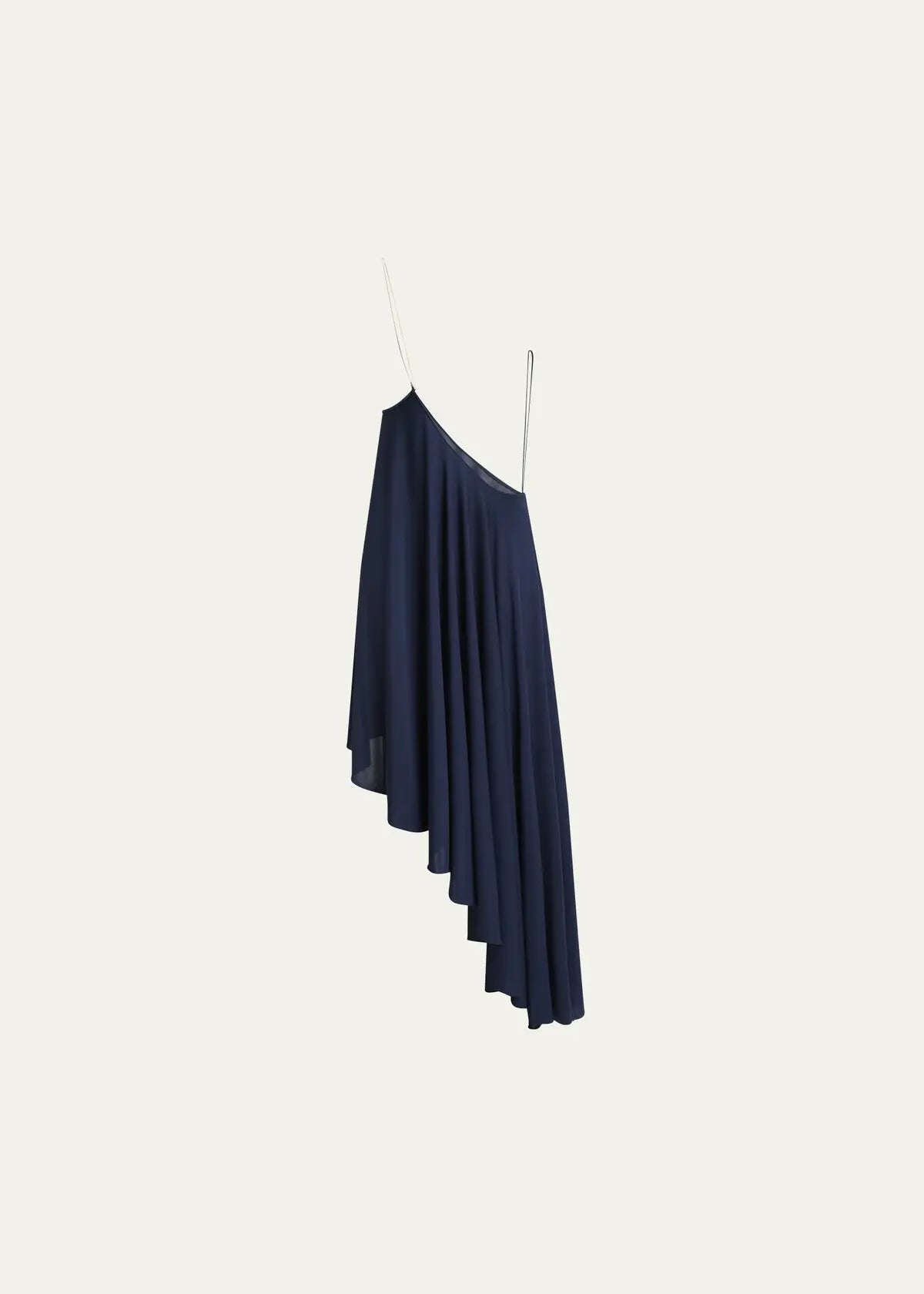 Asymmetric Full - Length Chiffon Skirt