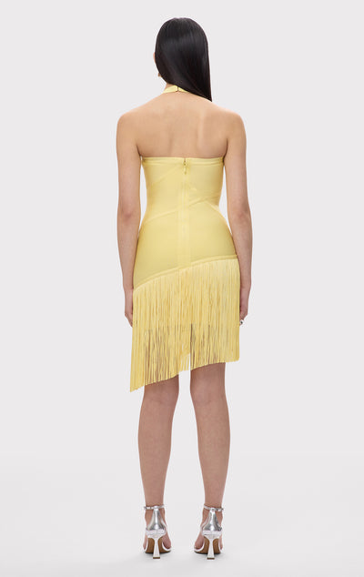 Asymmetric Bandage Mini Dress