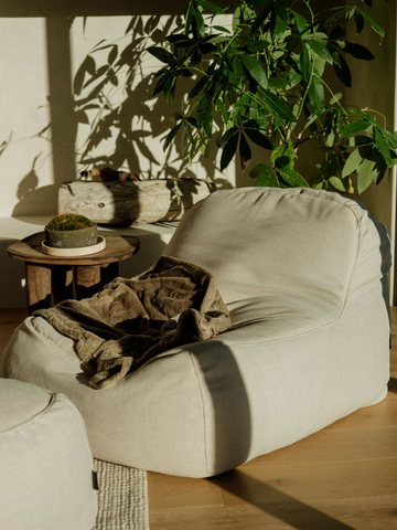 Dume Lounge Chair Performance Fabric - Natural